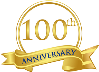 100th anniversary logo