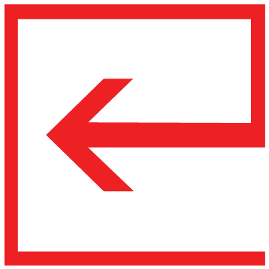 Arrow pointing left