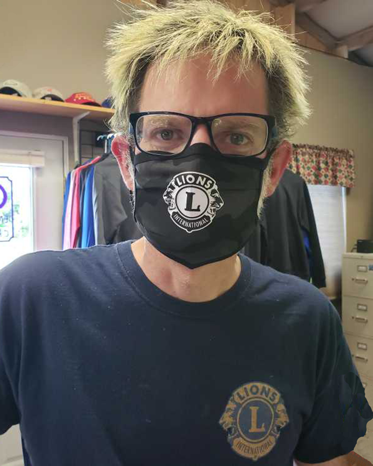 Lion Logo Face Mask Picture